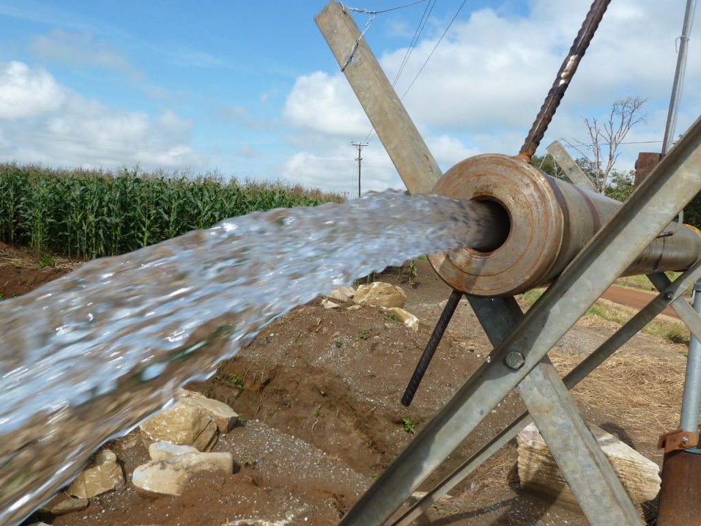 water out of pump